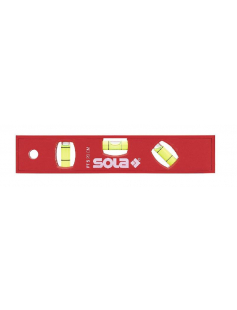 SOLA KUNSTST.WATERPAS PTM5 20 20 CM 3 LIBELLEN HOBBY ROOD MAGNET. SOLA KUNSTST.WATERPAS PTM5 20 20 CM 3 LIBELLEN HOBBY ROOD MAGNET.