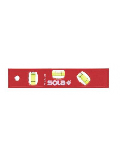 SOLA KUNSTST.WATERPAS PTM5 20 20 CM 3 LIBELLEN HOBBY ROOD MAGNET. SOLA KUNSTST.WATERPAS PTM5 20 20 CM 3 LIBELLEN HOBBY ROOD MAGNET.