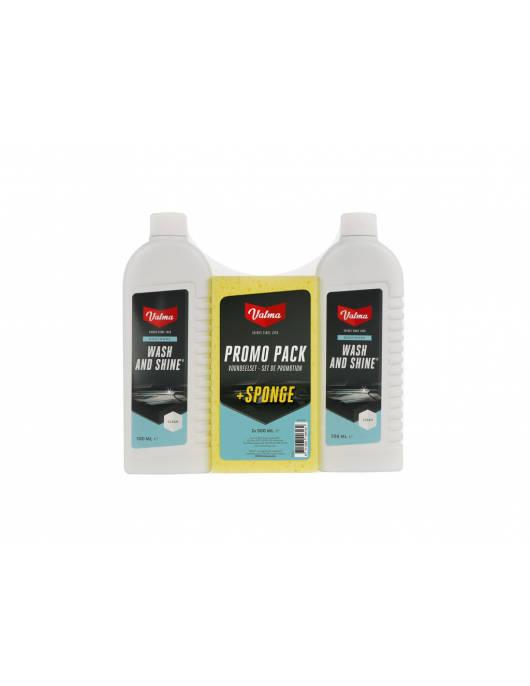 VALMA S05G WASH AND SHINE + SPONS 2X500ML