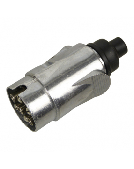 CARPOINT 7-POLIGE METALEN STEKKER