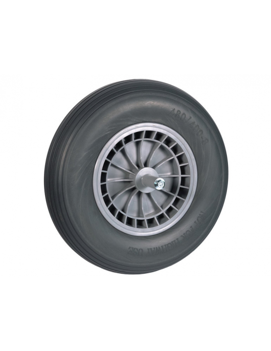 WIEL 400X8 GRIJS SOFTWIEL PVC NAALDLAGER 19 CM AS (VERNIEUWD ART. VOOR CW129) WIEL 400X8 GRIJS SOFTWIEL PVC NAALDLAGER 19 CM AS (VERNIEUWD ART. VOOR CW129)