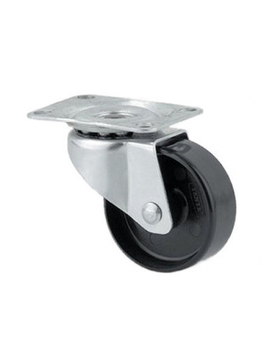 ZWENKWIEL MET PLAAT ZWART 38 MM MAX. 25 KG ZWENKWIEL MET PLAAT ZWART 38 MM MAX. 25 KG