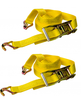 DELTASLING - SJORBAND MET RATEL - 50 MM X 9 METER - 2500 DAN - GEEL