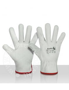 WERKHANDSCHOEN RUND/NERFLEER DRIVER MAAT 9 (PER PAAR GELABELD)