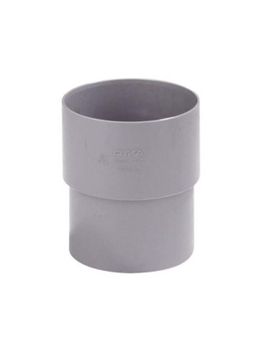 DYKA HWA MOF, PVC, INW LIJM X VERJ SPIE, GRIJS, 100 MM