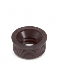 NICOLL OVERGANGSSTUK PVC/METAAL, RUBBER, 40 X 50/40 MM