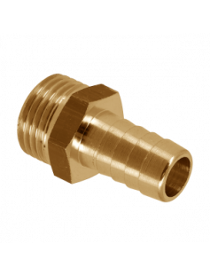 BONFIX DRAAD MESSING SLANGPILAAR 3/8&quot; BUITENDRAAD X 10 MM