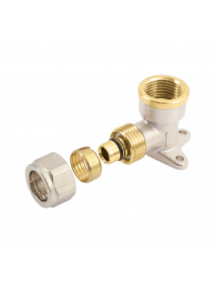 BONFIX ALU-KNEL MUURPLAAT 1/2 BINNENDRAAD X 16 1ST