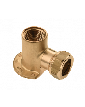 BONFIX KNEL MESSING MUURPLAAT 3/4" BI.DR. X 22 MM