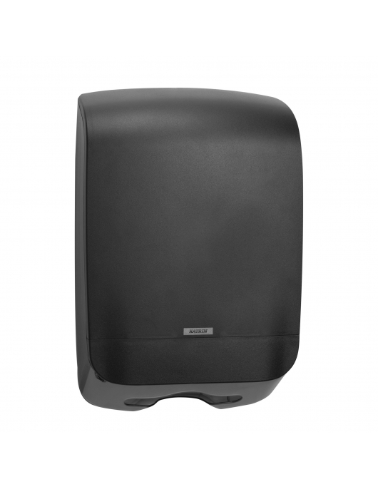 KATRIN VOUWHANDDOEK DISPENSER M ZWART MAAT 450X301X146MM KATRIN VOUWHANDDOEK DISPENSER M ZWART MAAT 450X301X146MM