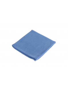 MICROVEZELDOEK PROF GEBREID CA. 315-GRAMS SET 5 &#192; CA. 40X40CM BLAUW
