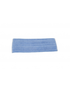VLAKMOP BLAUWE MICROVEZEL 40X13CM TBV FLAPPEN EN POCKET SYSTEEM