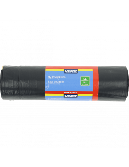 HUISVUILZAK TREKBAND 60L GERECYCLED 12ST