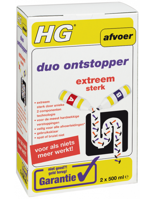 HG DUO ONTSTOPPER 2 X 0,5 LTR