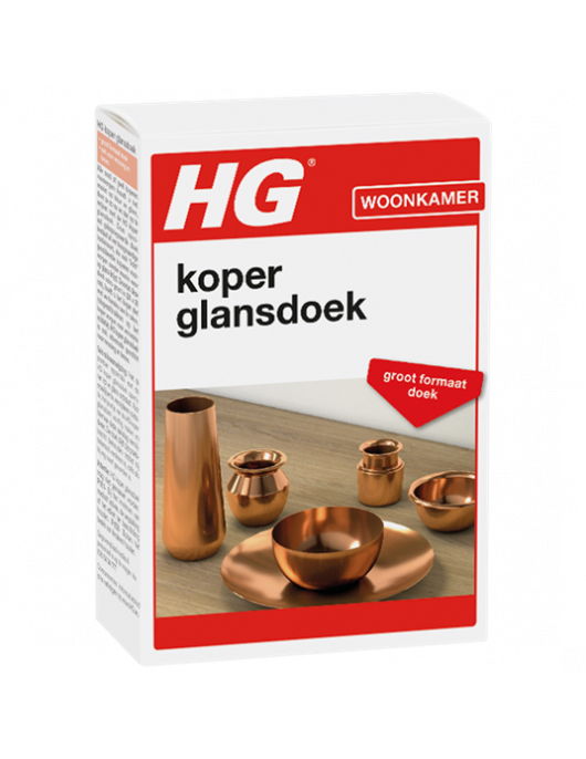 HG KOPER GLANSDOEK