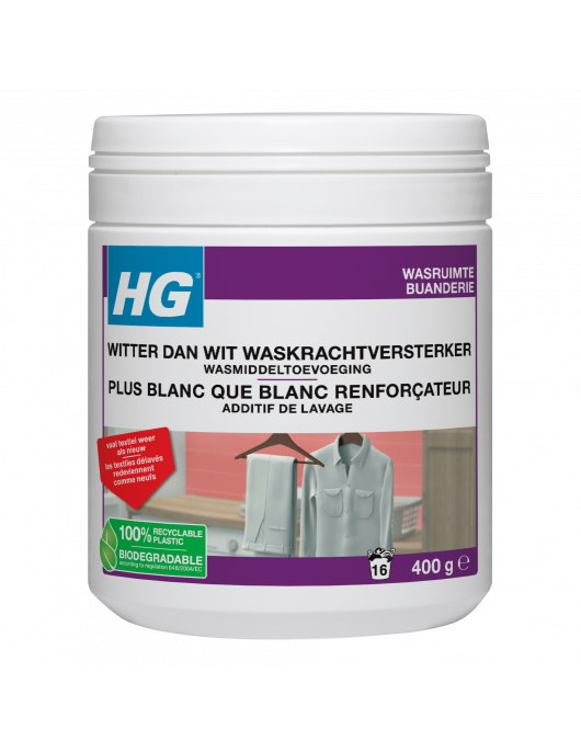 HG WITTER DAN WIT 400 GRAM WASKRACHTVERSTERKER HG WITTER DAN WIT 400 GRAM WASKRACHTVERSTERKER