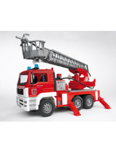 MAN BRANDWEERWAGEN MET LADDER EN WATERPOMP 1:16