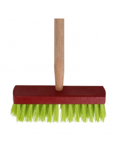 KINDERBEZEM ROOD/GROEN COMPL