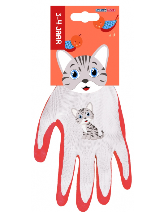 KINDERWERKHANDSCHOENEN - POES - 3-4 JAAR