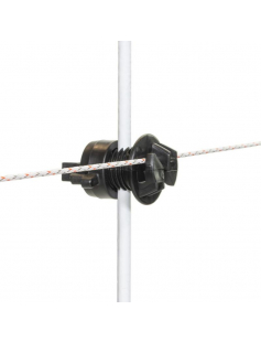 SCHROEFISOLATOR ZWART VOOR PAAL &#248; 4-10MM (20)