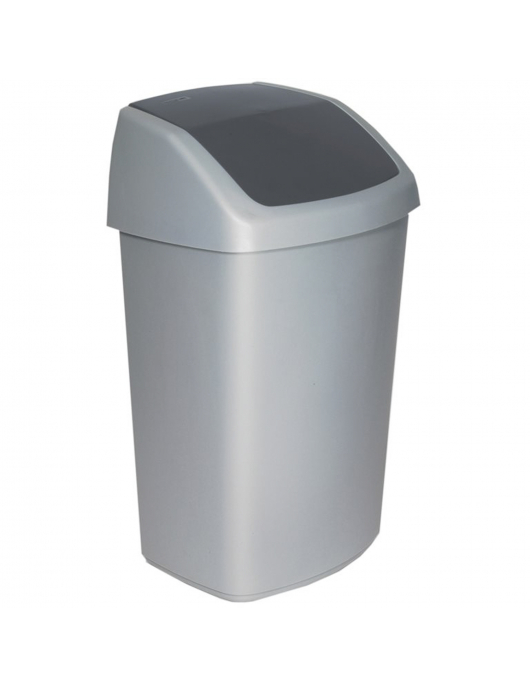 AFVALBAK SWING ZILVER/ ANTRACIET 346X278X511MM 25LTR AFVALBAK SWING ZILVER/ ANTRACIET 346X278X511MM 25LTR