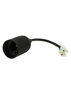 VERHUISLAMPHOUDER E27 ZWART