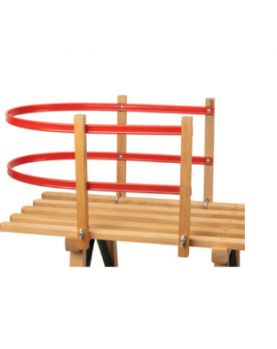 RUGGENSTEUN KUNSTSTOF VOOR HOUTEN SLEDE
