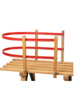 RUGGENSTEUN KUNSTSTOF VOOR HOUTEN SLEDE