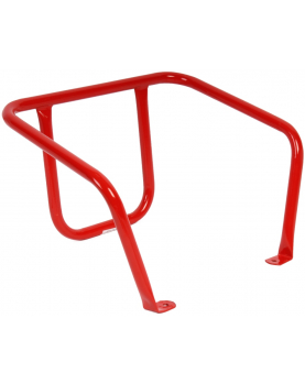 RUGGENSTEUN METAAL VOOR HOUTEN SLEDE