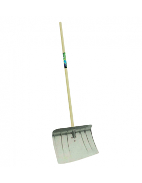 SNEEUWRUIMER -MM- METAAL, GEBOGEN, STEEL 150CM.