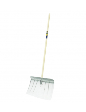 SNEEUWRUIMER -MM- METAAL, GEBOGEN, STEEL 150CM.