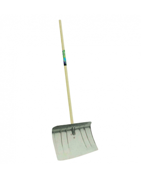 SNEEUWRUIMER -MM- METAAL, GEBOGEN, STEEL 150CM.