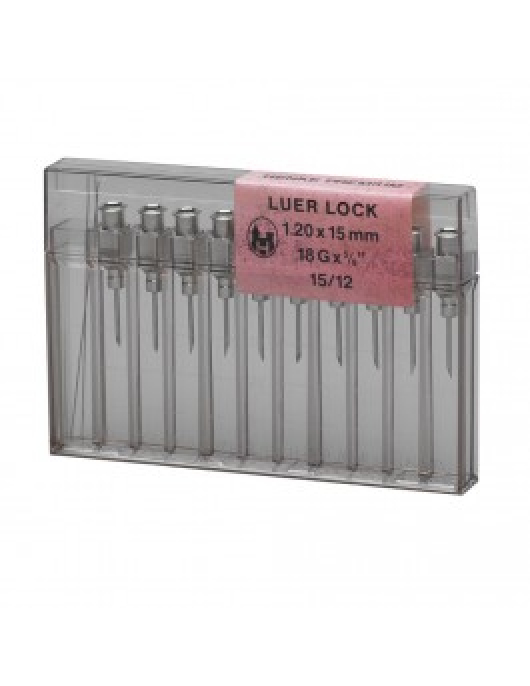 LUER LOCK NAALDEN HENKE 1.80 X 15 MM