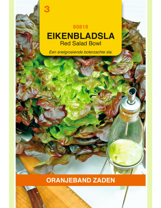OBZ RED SALAD BOWL - RODE EIKENBLADSLA
