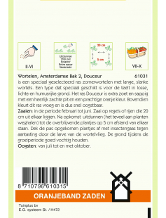 OBZ ZOMERWORTELEN AMSTERDAMSE BAK 2, DOUCEUR