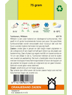 OBZ TUINBONEN WITKIEM, 75G