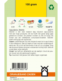 OBZ CAPUCIJNERS DESIREE, 100G