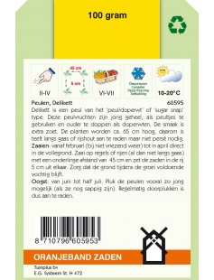 OBZ PEULEN DELIKETT (SUGAR SNAP), 100G