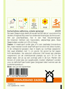 OBZ ESCHSCHOLTZIA, SLAAPMUTSJE ENKELBLOEMIG GEMENGD
