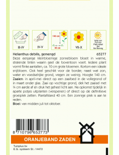 OBZ HELIANTHUS, MINIATUUR ZONNEBLOEM GEMENGD