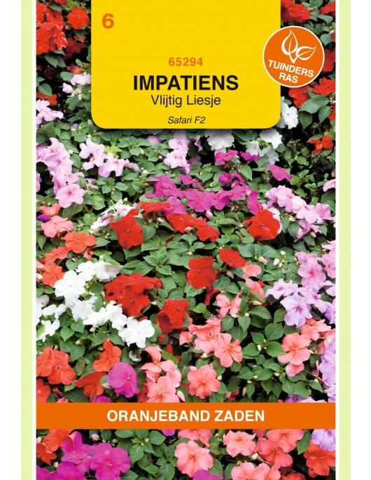 OBZ IMPATIENS, VLIJTIG LIESJE SAFARI F2 GEMENGD OBZ IMPATIENS, VLIJTIG LIESJE SAFARI F2 GEMENGD