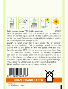 OBZ PELARGONIUM, GERANIUM F2 GEMENGD
