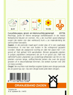 OBZ CUCURBITA, SIERKALEBAS GROOT- EN KLEINVRUCHTIG GEMENGD