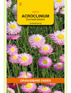 OBZ ACROCLINIUM, ZONNESTROBLOEM DUBBELBLOEMIG GEMENGD