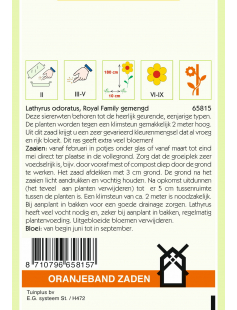 OBZ LATHYRUS, REUK- OF SIERERWT ROYAL GEMENGD