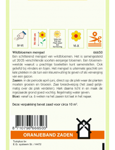 OBZ WILDBLOEMEN MENGSEL EENJARIG - 10 M²