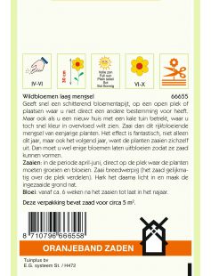 OBZ WILDBLOEMEN MENGSEL EENJARIG, LAAG