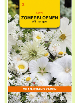 OBZ ZOMERBLOEMEN MENGSEL, WIT