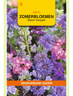 OBZ ZOMERBLOEMEN MENGSEL, BLAUW