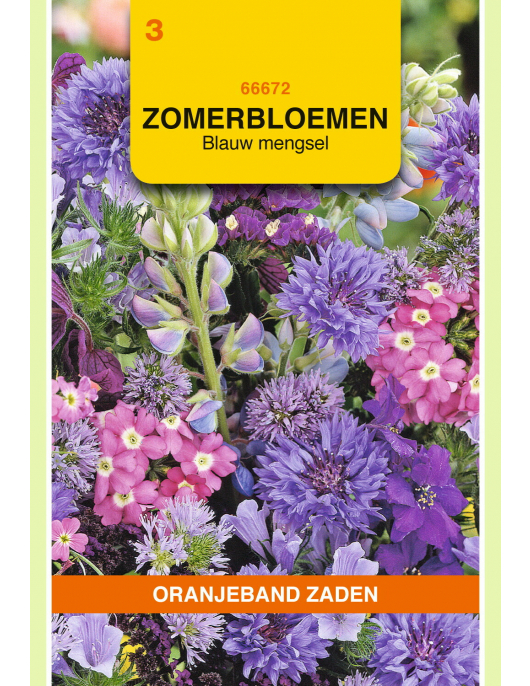 OBZ ZOMERBLOEMEN MENGSEL, BLAUW OBZ ZOMERBLOEMEN MENGSEL, BLAUW